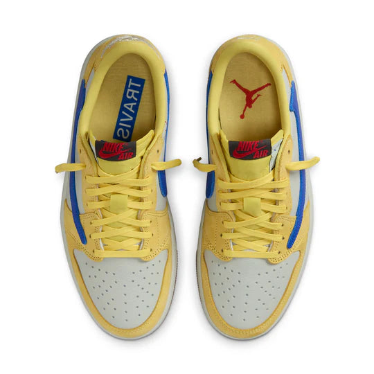 (WMNS) Air Jordan 1 Retro Low OG SP x Travis Scott 'Canary' DZ4137-700 - Image 2